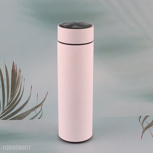 Good Quality 450ml Temperature Display Stainless Steel Vacuum Insulated Water Bottle