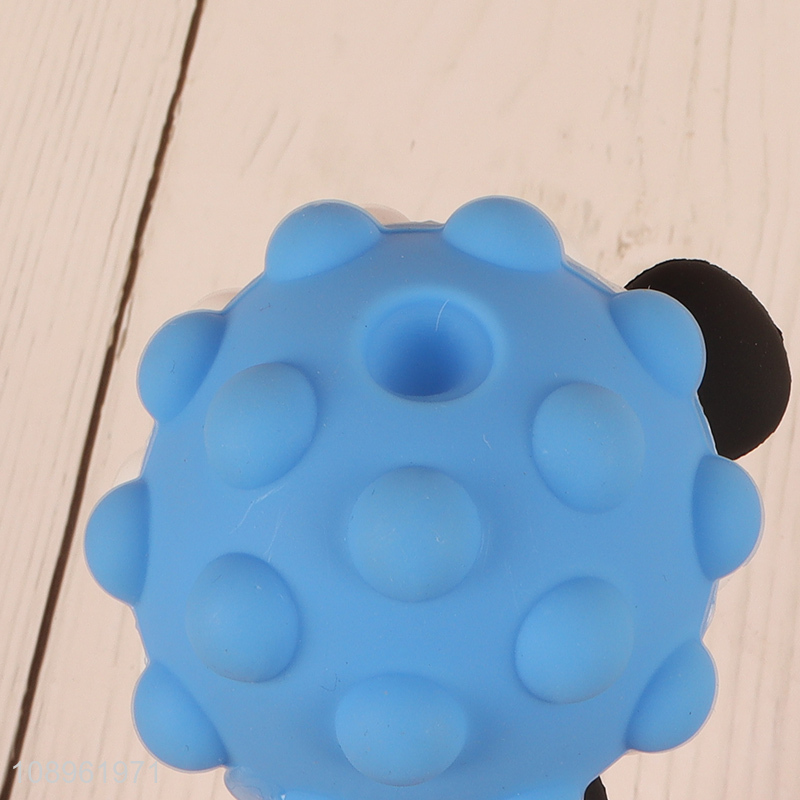 Top selling panda shape silicone squeeze ball toy wholesale