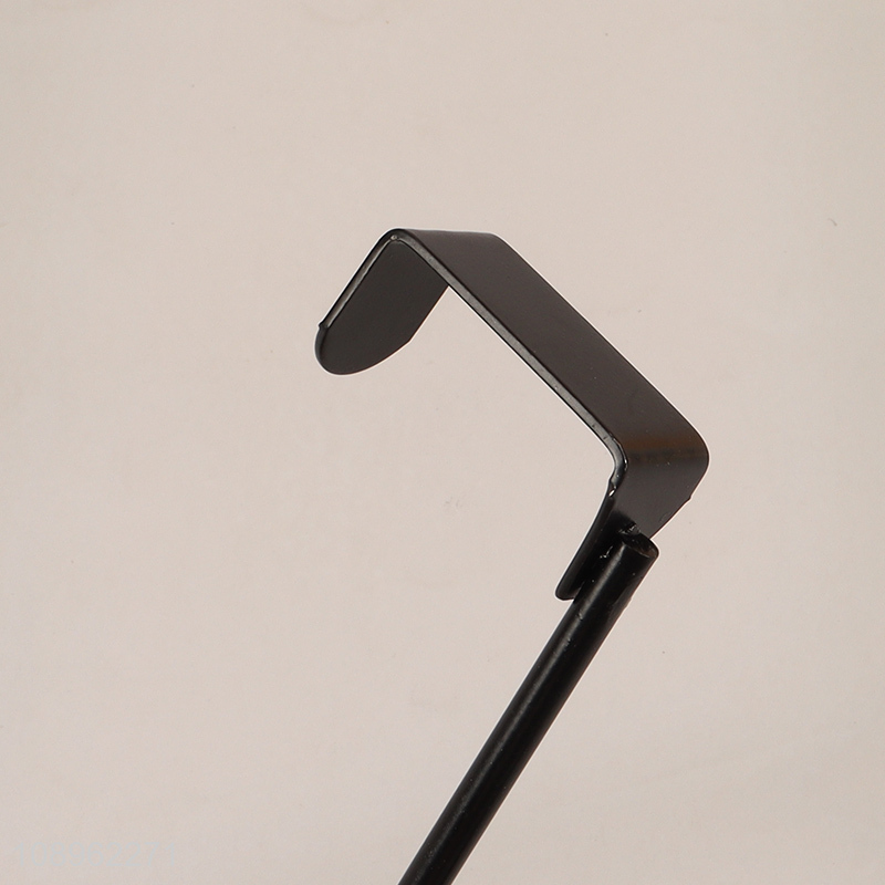 Hot items black over the door hook coat hook for bathroom