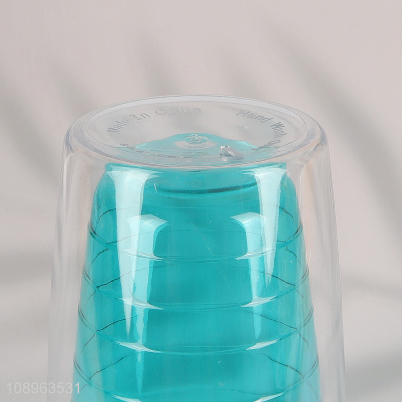 Hot selling double wall 430ml plastic water cup wholesale