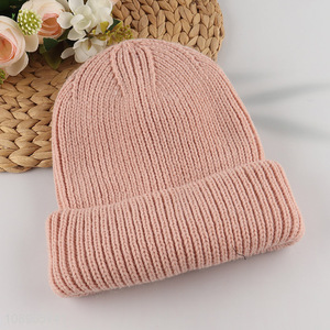 Factory Supply Winter Beanie Hat Cozy Cuffed Skull Cap for Men Women