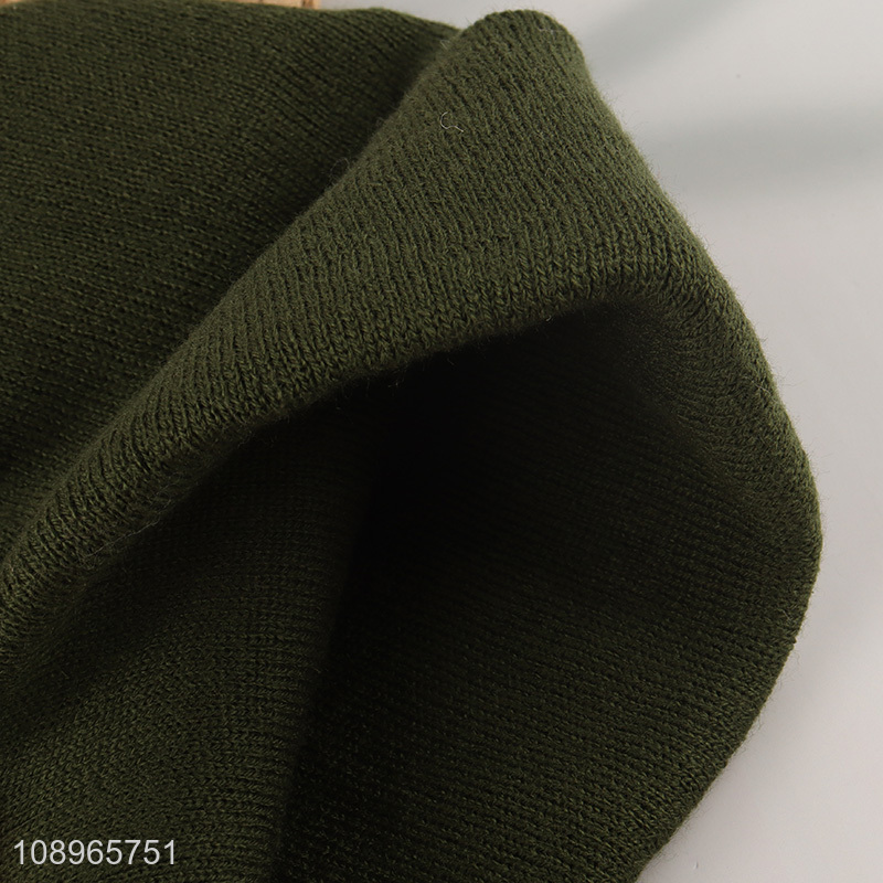 Wholesale Winter Beanie Hat Warm Cozy Cuffed Skull Cap for Women Men