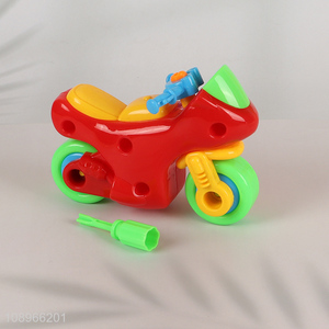 Popular products children diy disassembled motorcycle toy