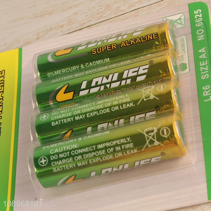 Hot Selling 1.5V AA Alkaline Zinc-Manganese Batteries for Led Candle