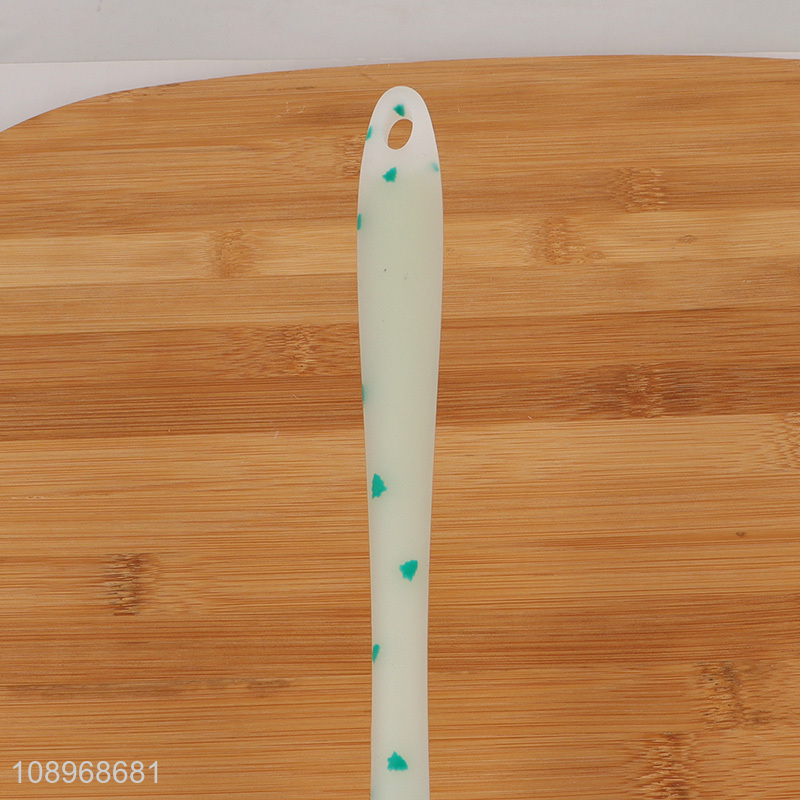 Factory supply long handle silicone soup ladle for kitchen utensils