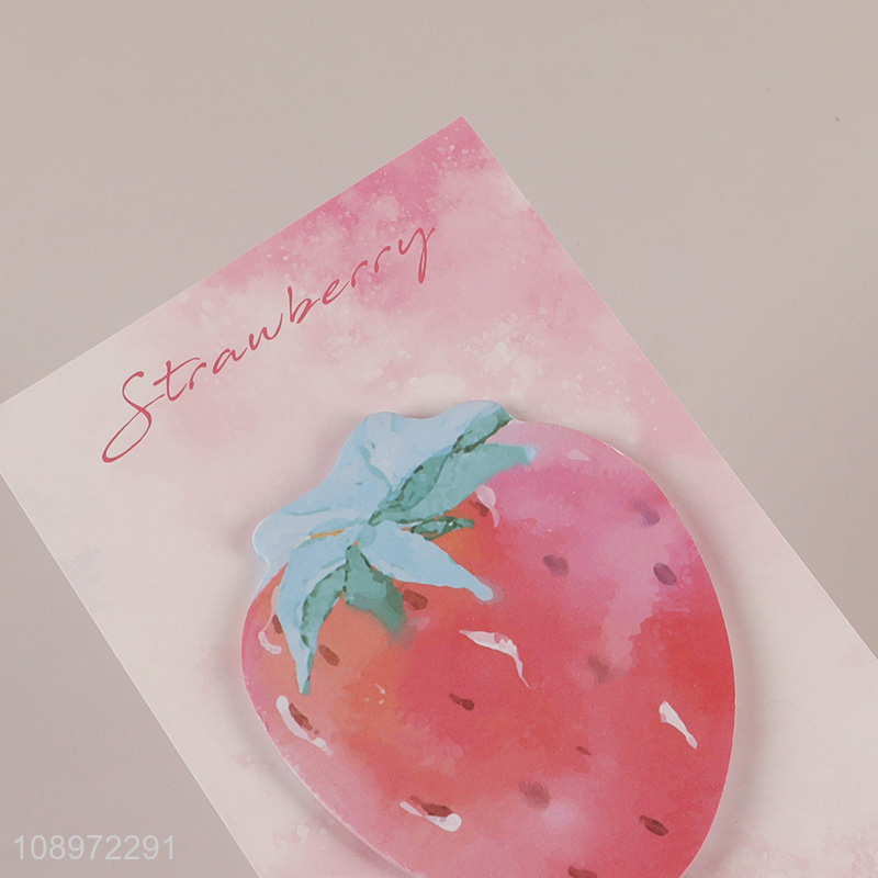 Hot items strawberry shape sticky notes post-it notes