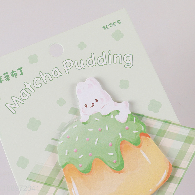 Good price matcha pudding shape school office sticky notes post-it notes