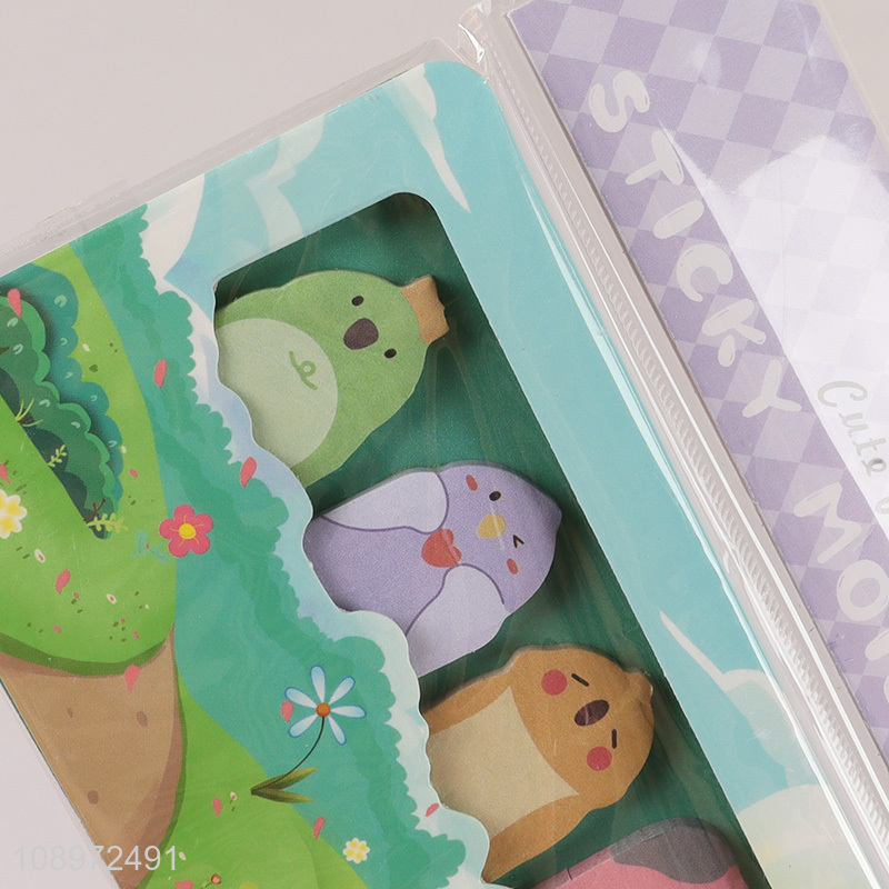 Yiwu market multicolor cartoon sticky notes post-it notes