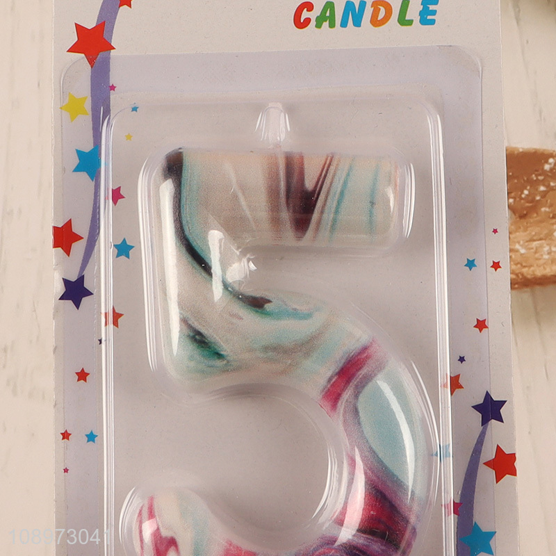 Hot items number5 birthday cake candle for cake decoration