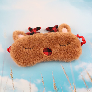 High Quality Cute Soft Sleep Mask Plush Blindfold for Adults Kids