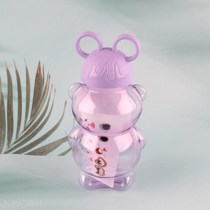 New Arrival 450ml Cute Plastic Water Bottle for Kids Teens