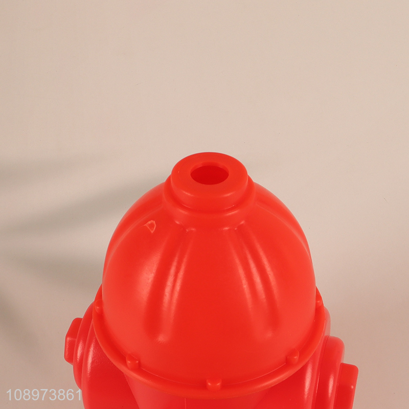 Best selling red plastic kids water cup with straw