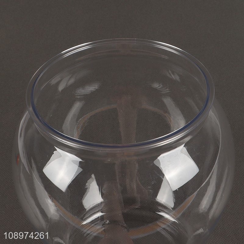 Factory price clear plastic sealed storage jar with lid