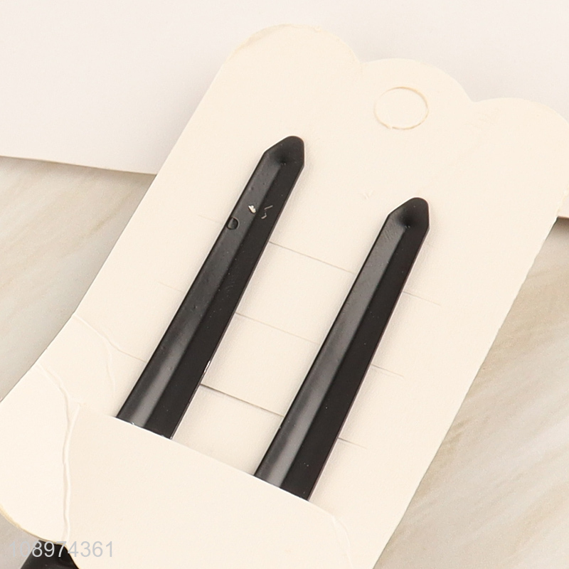 Hot Selling 2PCS Hollow Metal Hair Clips Iron Hair Clips