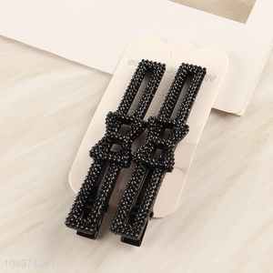 Hot Selling 2PCS Hollow Metal Hair Clips Iron Hair Clips