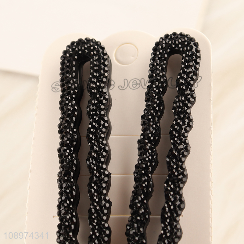 Online Wholesale 2PCS Hollow Metal Hair Clips for Women Girls