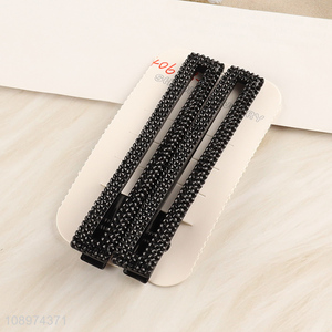 Good Quality 2PCS Hollow Metal Hair Clips Non-Slip Hair Clips