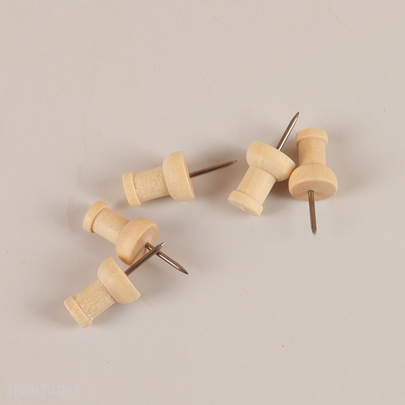 Good selling wooden multi-purpose map tacks marking pushpin