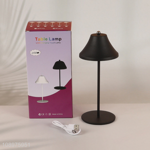 New Arrival Modern Rechargeable Cordless LED Touch Dimmable Table Lamp for Bar