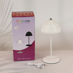 Hot Selling Rechargeable Cordless LED Touch Dimmable Desk Lamp for Restaurant