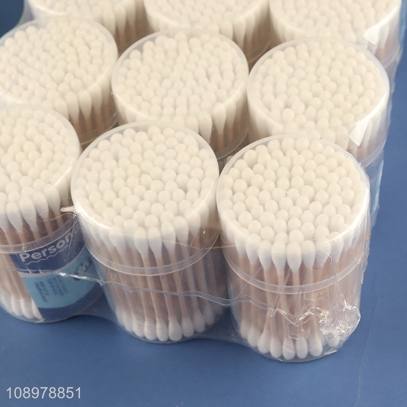 Yiwu market multi-purpose disposable wooden stick cotton swab