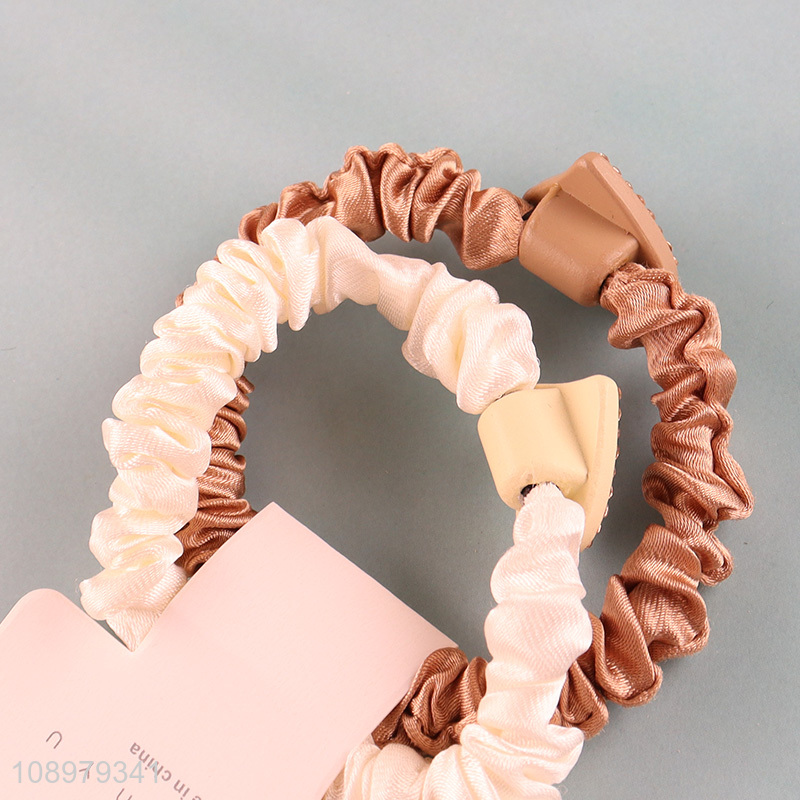 Popular products elastic girls hair scrunchies hair ties hair bands