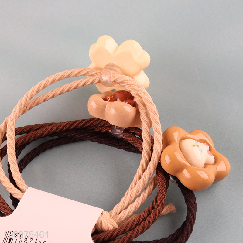 New style cartoon elastic hair ties hair scrunchies  hair rope for sale