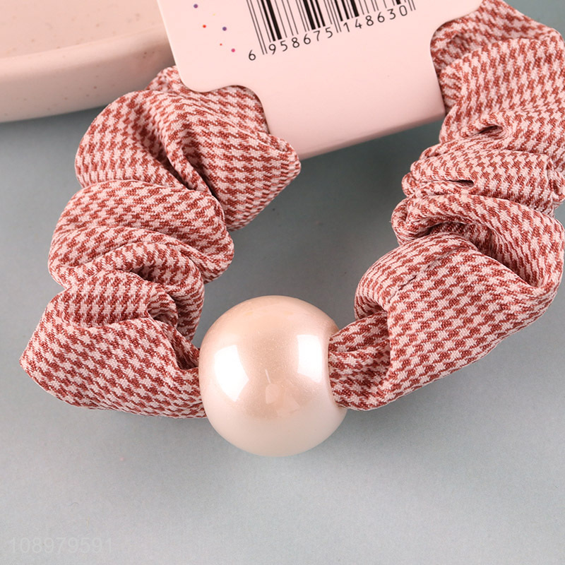 Yiwu market elastic girls hair accessories hair scrunchies hair ties for sale