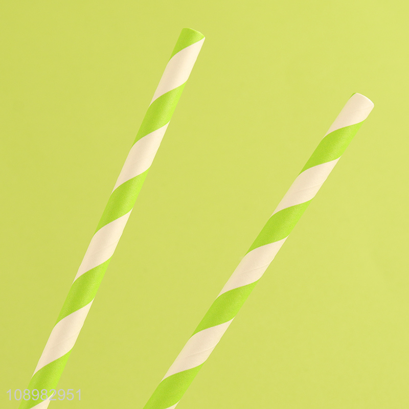 Top quality eco-friendly disposable paper drinking straw for sale