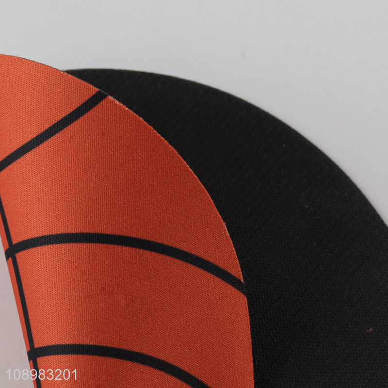 Good quality basketball shape non-slip mouse pad for sale