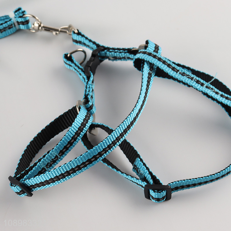 Good selling adjustable pet harness reflective rope wholesale