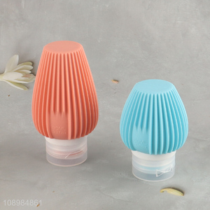 Good quality leak-proof silicone travel toiletries bottle empty bottle