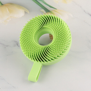 Top selling round silicone facial cleansing brush for skin care