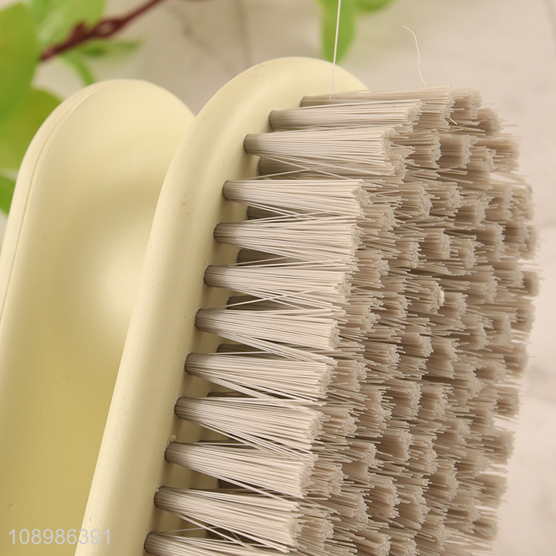 Yiwu market household laundry brush scrubbing brush with handle