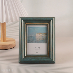 Hot Selling 3X5 Inch MDF Wooden Rustic Picture Frame for Home Decor