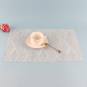 New arrival rectangle anti-slip home restaurant dinner mat place mat