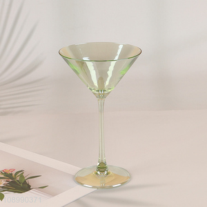 Hot Selling Colored Wine Glasses Corktail Champagne Glasses Goblet