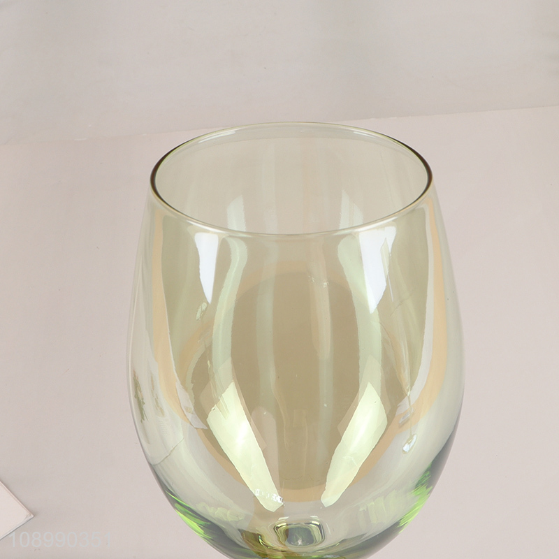 Online Wholesale Colord Wine Goblet Corktail Brandy Glasses for Party