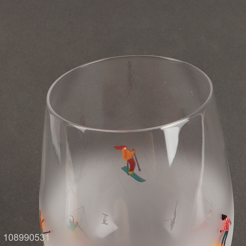 Online Wholesale Glass Water Cup Stemless Wine Glasses Drinking Glasses