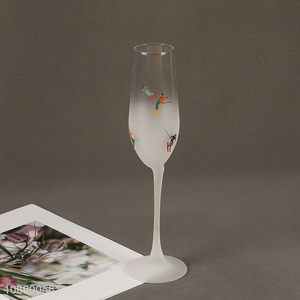 Good Quality Glass Champagne Flutes Champagne Glasses with Long Stem