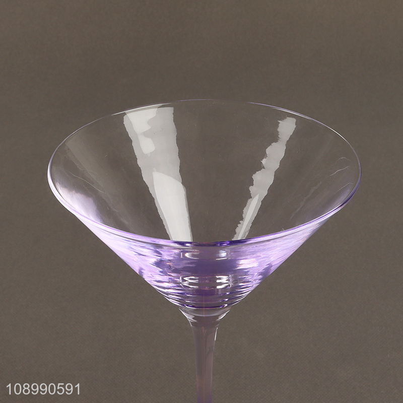 New Product Colord Wine Goblet Corktail Champagne Glasses for Party