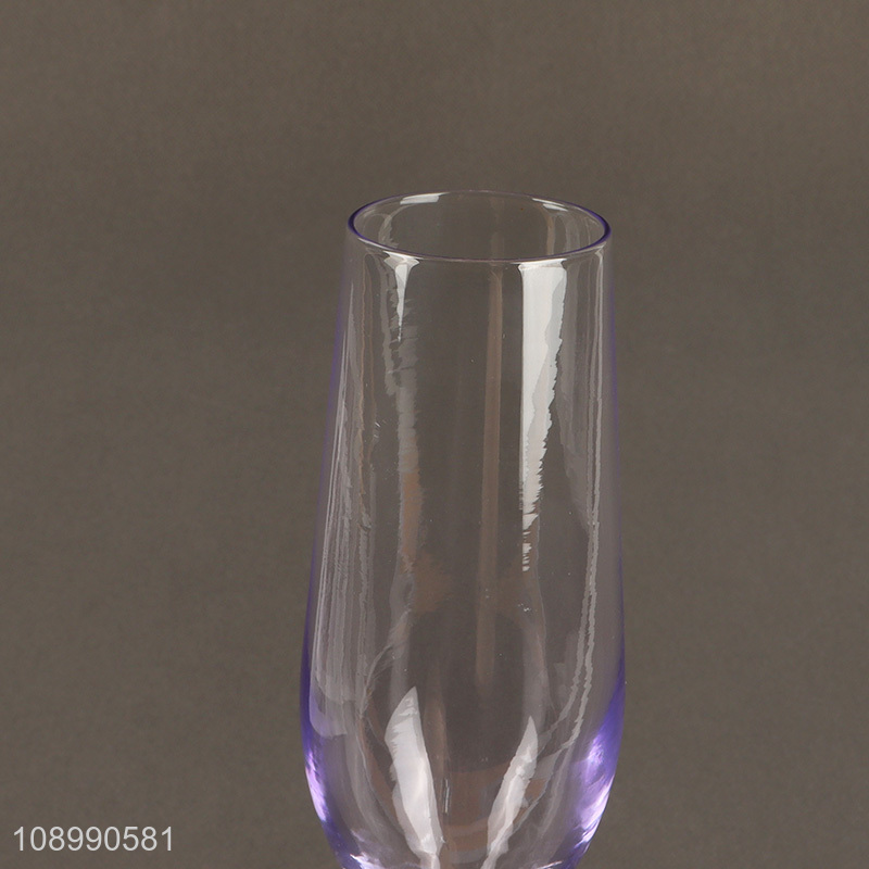 China Product Glass Champagne Flutes Stemmed Champagne Wine Glasses