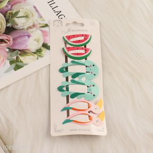 Top selling cartoon multicolor girls hairpin hair accessories wholesale