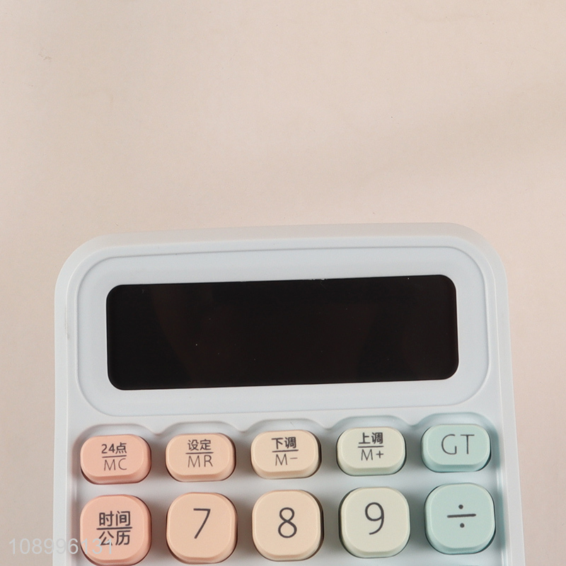 China Product 12 Digits Mechanical Switch Calculator Cute Desktop Calculator