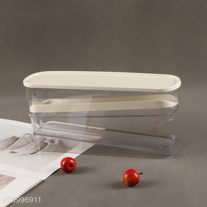 Online Wholesale Double Layer Rolling Egg Storage Container Egg Holder for Fridge