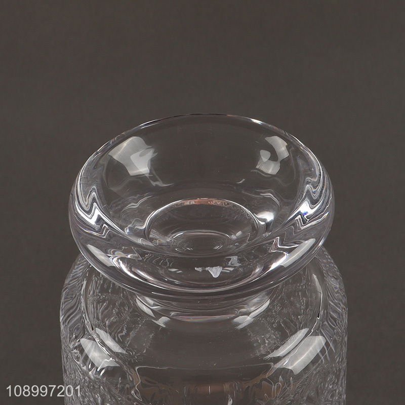 Good Quality Clear Glass Water Cup Lead Free Glass Milk Cup with Handle