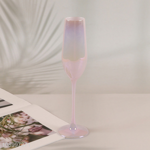 Factory Wholesale Glass Champagne Flutes Champagne Glasses with Long Stem