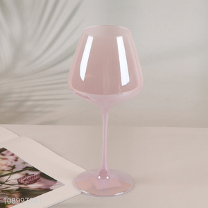 Online Wholesale Colored Stemmed Goblet Wine Glasses Red Wine Glasses