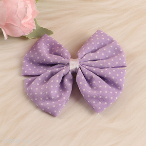 Good Quality Bowknot Hair Clip Non-Slip Bow Clips for Women