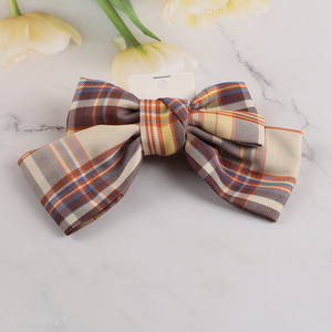 Wholesale Checkered Hair Bows Hair Clips Ponytail Holder Accessories